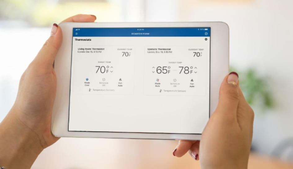 Thermostat control in Lincoln